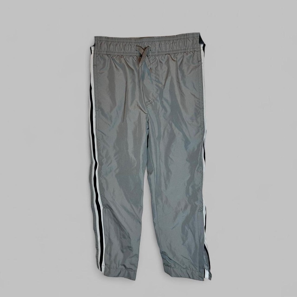 OshKosh B'gosh Gray lined Pants with Stripes Youth 4